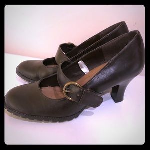 Aerosoles ladies shoes dark brown retro style